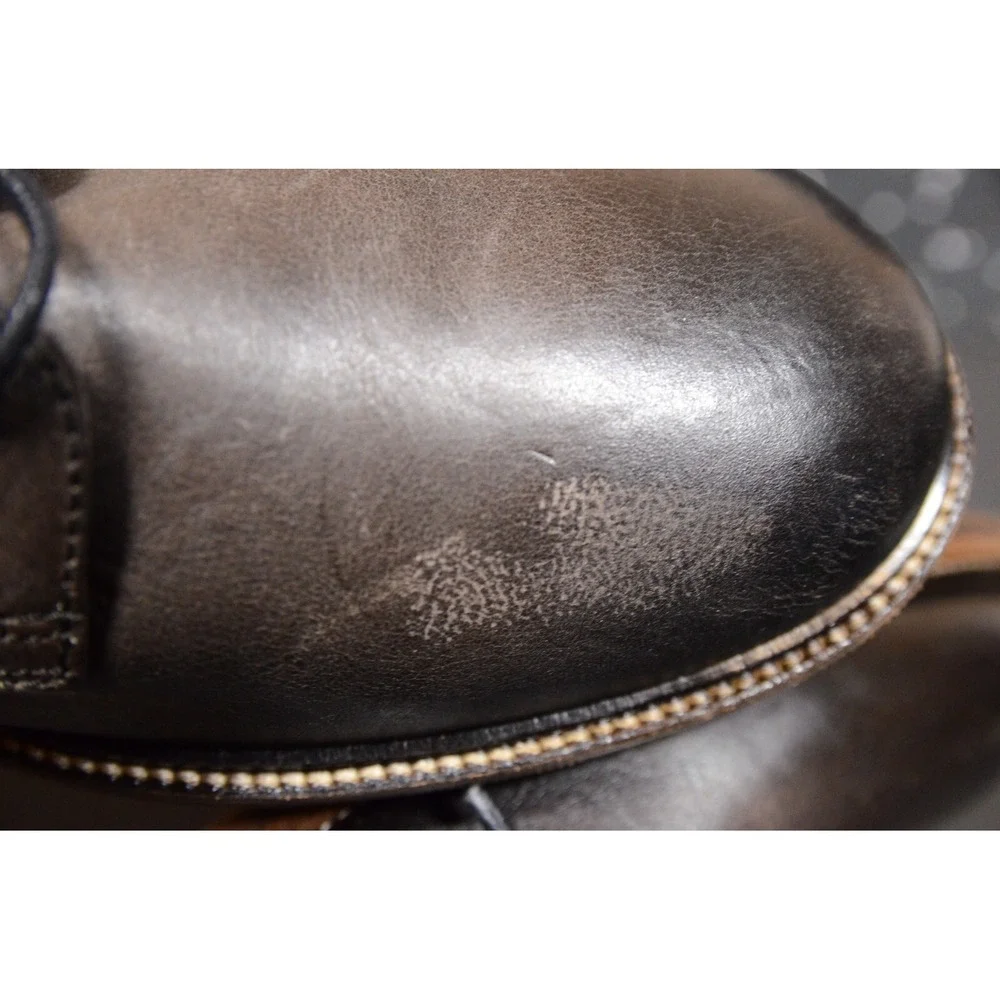 RODD & GUNN Black Plain Toe Boot US 8 D EU 41 $228 BRAND‎ NEW